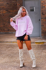 Pink Bride Pearl Letter Crewneck - Shop Kendry Collection Boutique