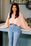 Pink Confetti Cable Knit Sweater - Shop Kendry Collection Boutique