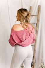 Pink Corduroy Zip Up Jacket - Shop Kendry Collection Boutique