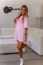 Pink Dior Lightning Bolt Graphic Tee - Shop Kendry Collection Boutique