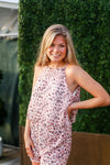 Pink Leopard Print Halter Romper - Shop Kendry Collection Boutique