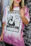 Pink Madonna Bleached Band Tee - Shop Kendry Collection Boutique