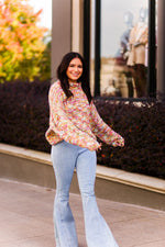 Pink Multi Color Knit Sweater - Shop Kendry Collection Boutique