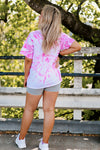 Pink Nirvana Nevermind Smiley Face Graphic Tee - Shop Kendry Collection Boutique
