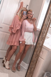 Pink Plaid One Shoulder Side Tie Top - Shop Kendry Collection Boutique