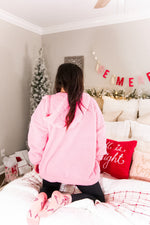Pink Teddy Zip Up Jacket - Kendry Collection Boutique