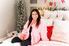 Pink Teddy Zip Up Jacket - Kendry Collection Boutique