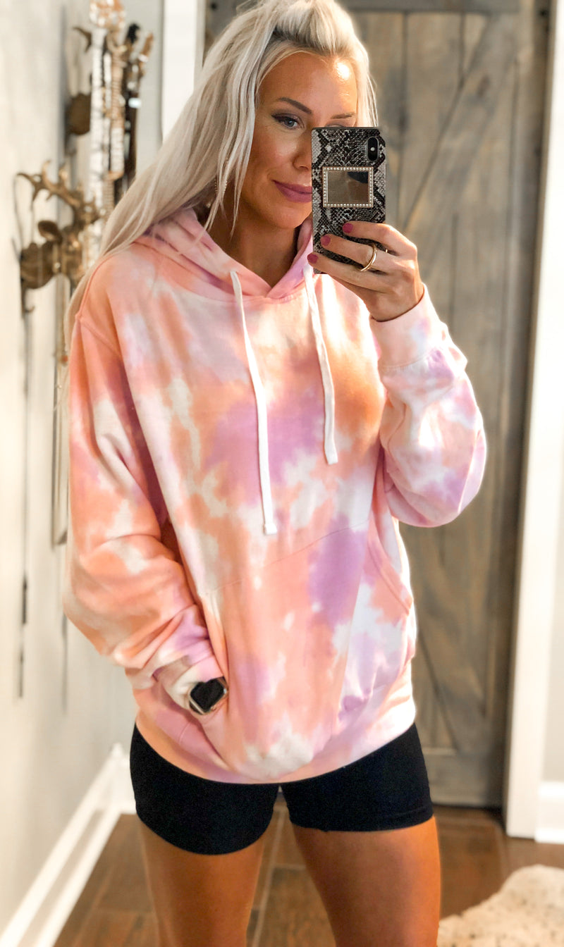 Pink Tie Dye Crewneck Sweatshirt - Shop Kendry Collection Boutique