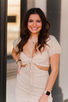 Puff Sleeve Cutout Mini Dress - Shop Kendry Collection Boutique 