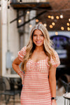 Puff Sleeve Smocked Gingham Mini Dress - Shop Cute Dresses Now At Kendry Collection Boutique