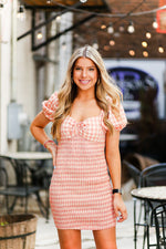 Puff Sleeve Smocked Gingham Mini Dress - Shop Cute Dresses Now At Kendry Collection Boutique