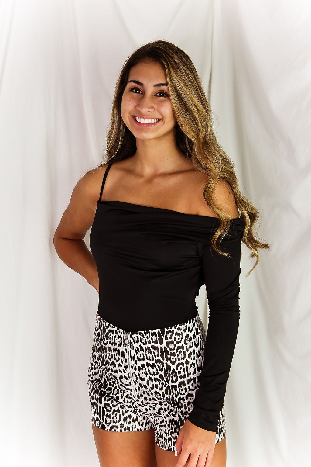 Purple Cowl Neck One Shoulder Bodysuit - Shop Kendry Collection Boutique