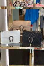 Amber Quilted Faux Leather Crossbody Purse - Shop Kendry Collection Boutique