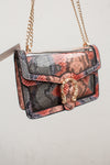 Red Python Print Clear Crossbody Bag - Kendry Collection Boutique