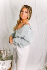 Sage Corduroy Zip Up Jacket - Shop Kendry Collection Boutique