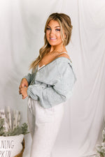 Sage Corduroy Zip Up Jacket - Shop Kendry Collection Boutique