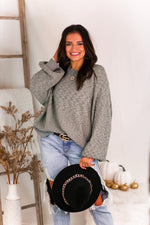 Sage Green Raglan Knit Sweater - Kendry Collection Boutique