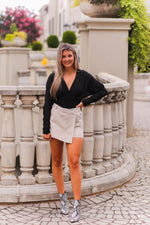 Long Sleeve Black Smocked  Blouse - Shop Kendry Collection Boutique