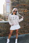 Skating Skeletons Tan Crewneck Sweatshirt - Shop Kendry Collection Boutique
