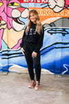 Skating Skeletons Black Crewneck Sweatshirt - Shop Kendry Collection Boutique