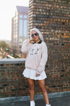 Skating Skeletons Tan Crewneck Sweatshirt - Shop Kendry Collection Boutique