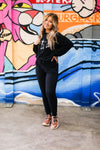 Skating Skeletons Black Crewneck Sweatshirt - Shop Kendry Collection Boutique