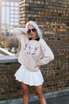 Skating Skeletons Tan Crewneck Sweatshirt - Shop Kendry Collection Boutique