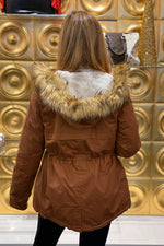 Black Fleece Lined Parka Coat - Shop Kendry Collection Boutique