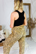 Tan Leopard Plush Pajama Pants - Shop Pajama Pants Kendry Collection