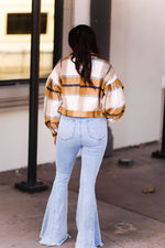 Tan Plaid Jacket - Shop Kendry Collection Boutique