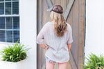 Taupe Knit Light Weight Sweater - Shop Kendry Collection Boutique 