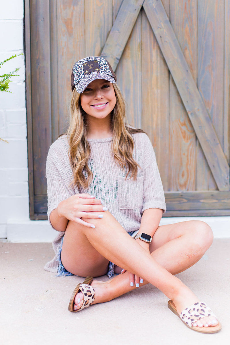 Taupe Knit Light Weight Sweater - Shop Kendry Collection Boutique 