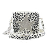 Tiana Designs Beaded Box Purse - Black Leopard Star - Shop Kendry Collection Boutique