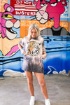 Tiger Lightning Bolt Acid Graphic Tee - Kendry Collection Boutique