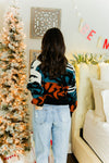 Tiger Print Color Block Sweater - Shop Kendry Collection Boutique