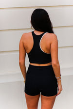 Two Toned Twisted Sports Bra - Shop Kendry Collection Boutique