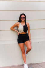 Two Toned Twisted Sports Bra - Shop Kendry Collection Boutique