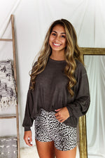 White Leopard Faux Leather Zip Up Shorts - Shop Kendry Collection Boutique