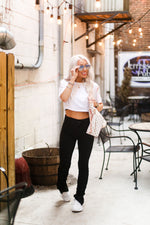 White Mesh Back Tie Athletic Crop Top - Shop Cute Styles From Kendry Collection Boutique
