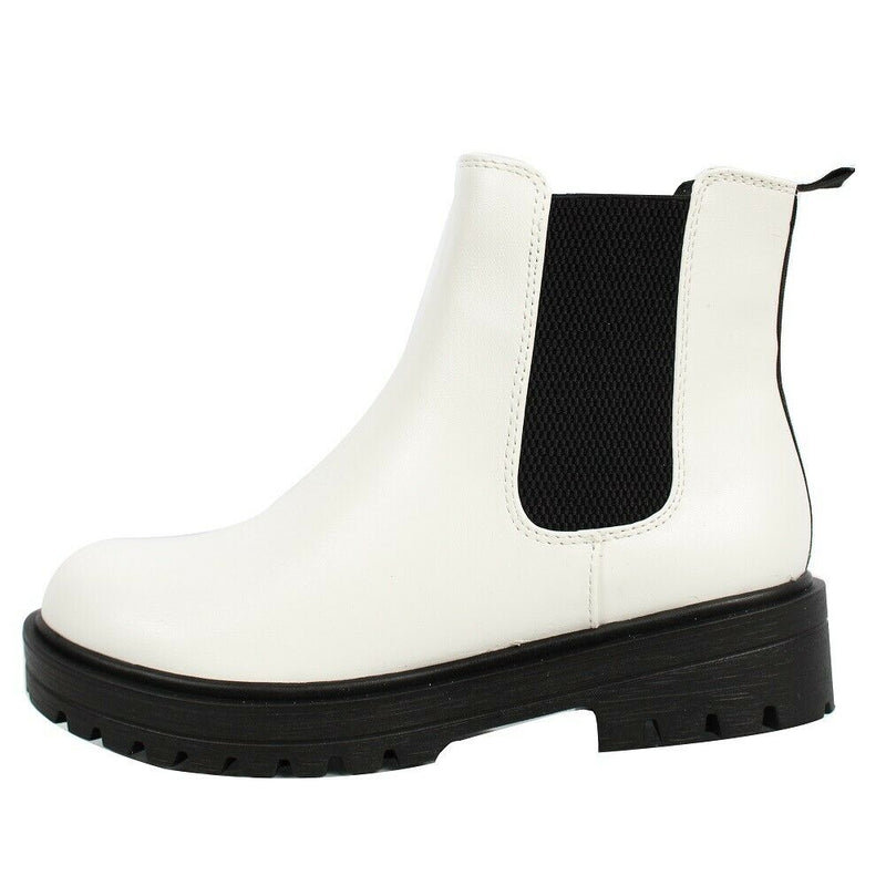 White Pilot Chelsea Booties