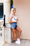 White Ribbed Cropped Tank Top - Shop Kendry Collection Boutique Online