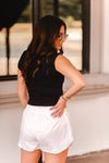 Black Ruched Sides Workout Tank - Shop Kendry Collection Boutique