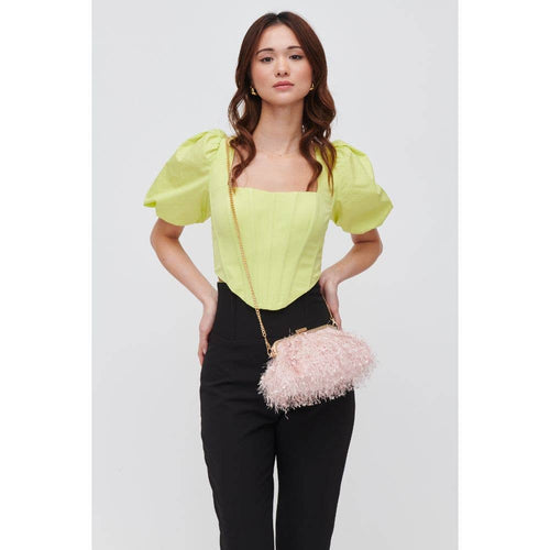 Rosalind Pink Fringe Evening Bag