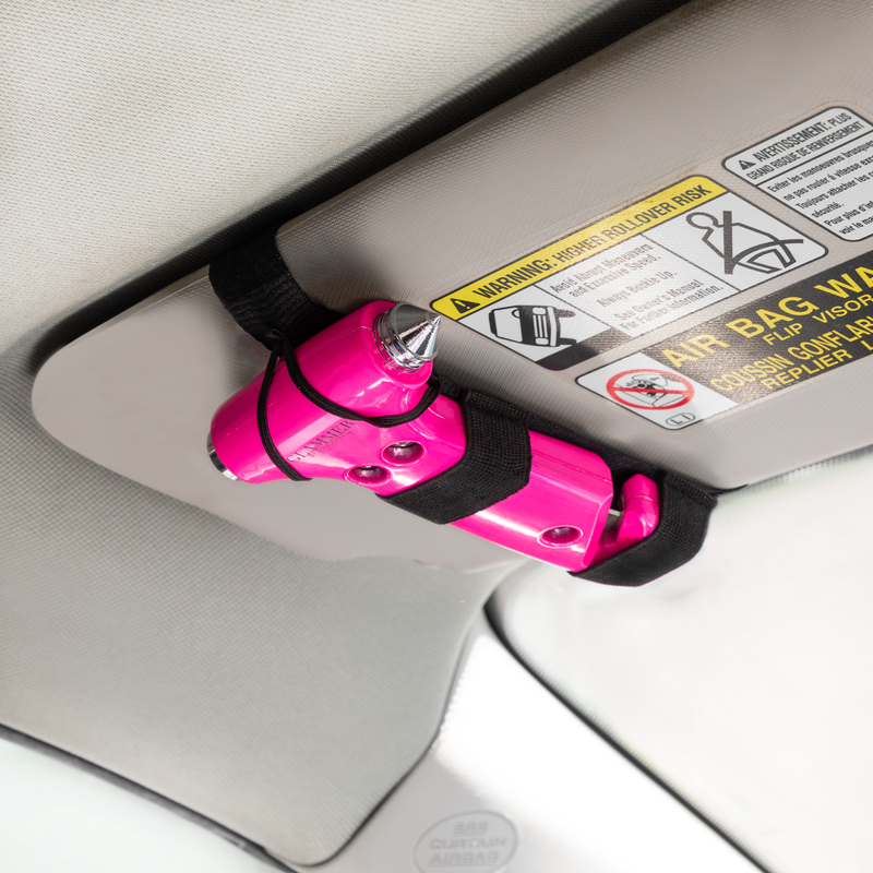 Hot Pink Metallic Emergency Escape Hammer