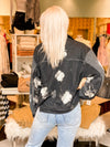 Charcoal Bleached Woven Jacket