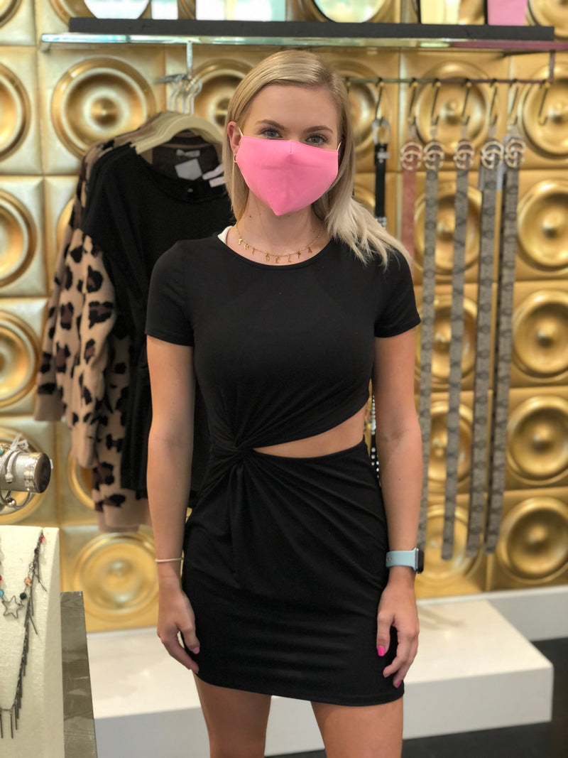 Black Silky One Shoulder Midi Dress - Kendry Collection Boutique