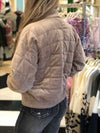 Velvety Tan Quilted Jacket