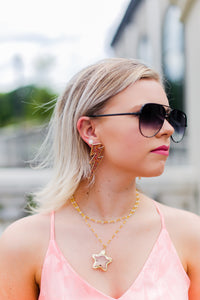 Peach Silk Ruffle Tank Top