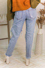 Sadie Distressed Boyfriend Jeans - Shop Kendry Collection Boutique