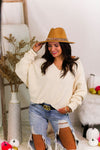 Camel Panama Hat Chunky Gold Chain Belt - Kendry Collection Boutique